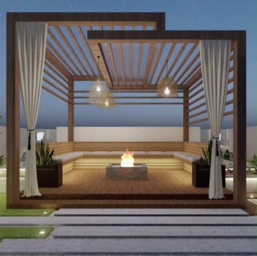 تصميم جلسات خارجي مودرن بالرياض